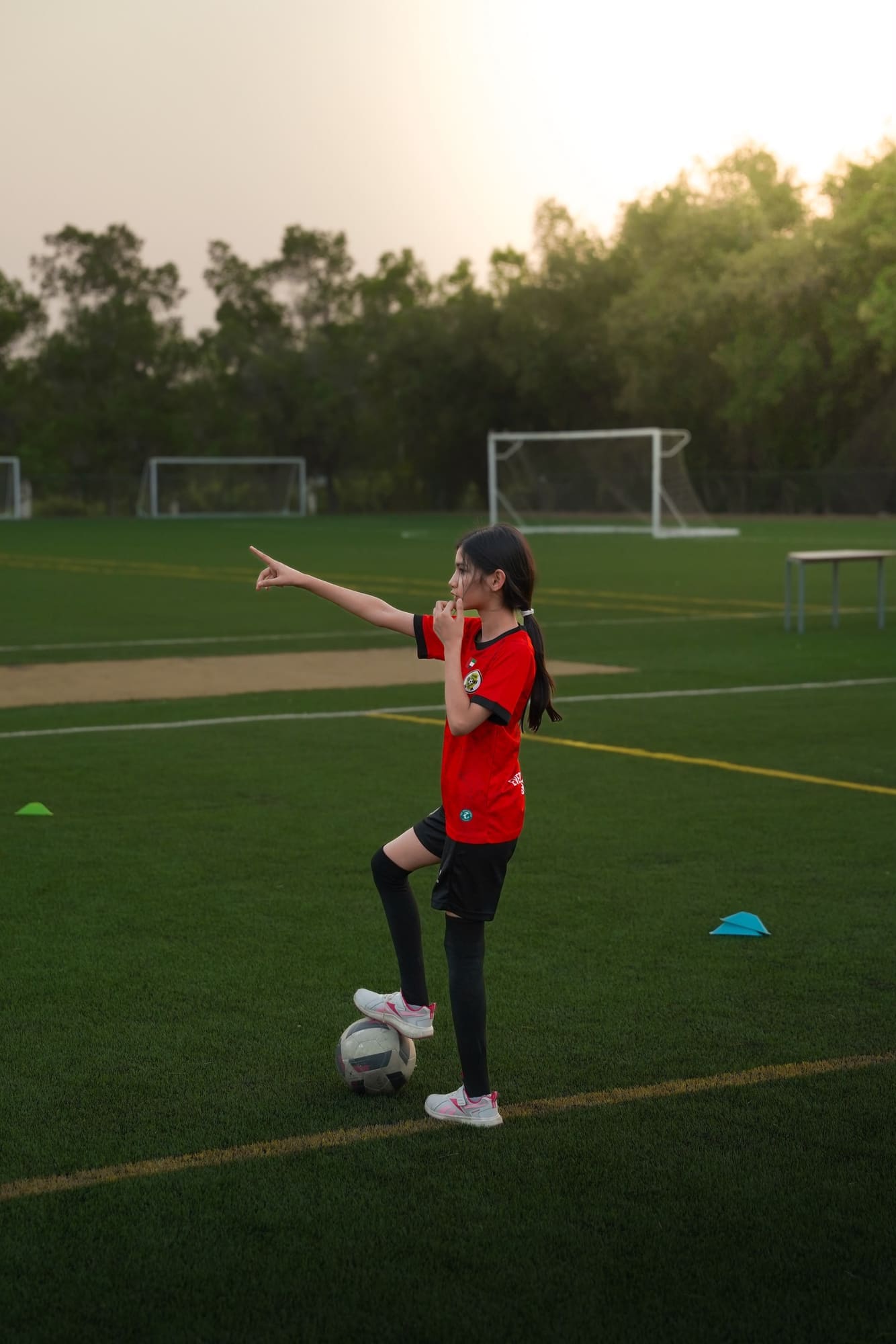 Player signalling from the sideline